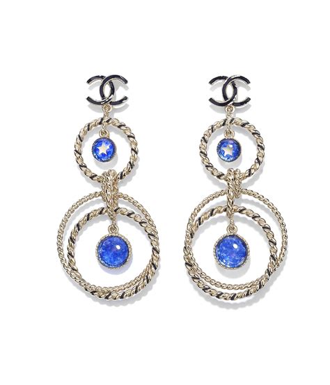 fake coco chanel earrings|faux chanel clip on earrings.